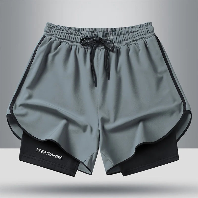 Short de Sport Séchage Rapide Homme | Polyester, Taille Élastique, Gym & Running – CLEVI Paris