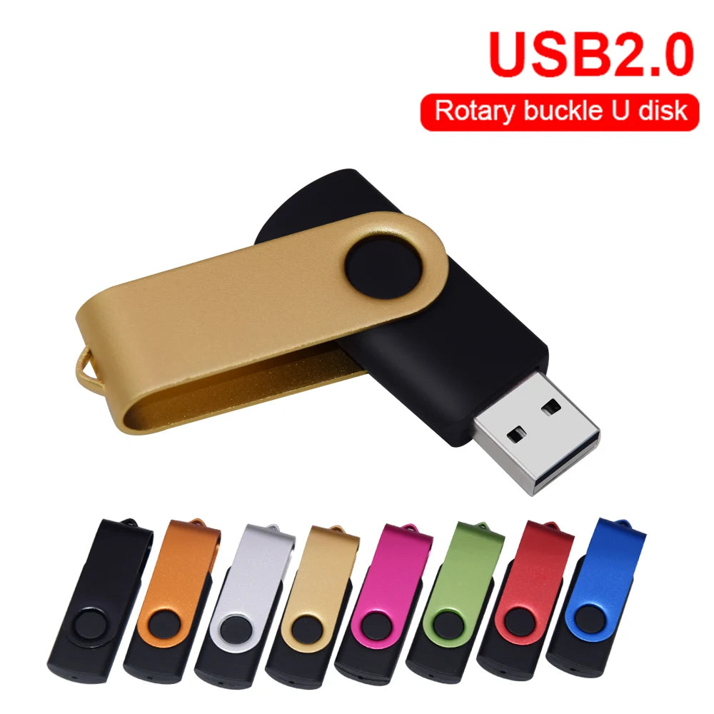 Clé USB Rotative Colorée 4–128 Go – CLEVI Paris