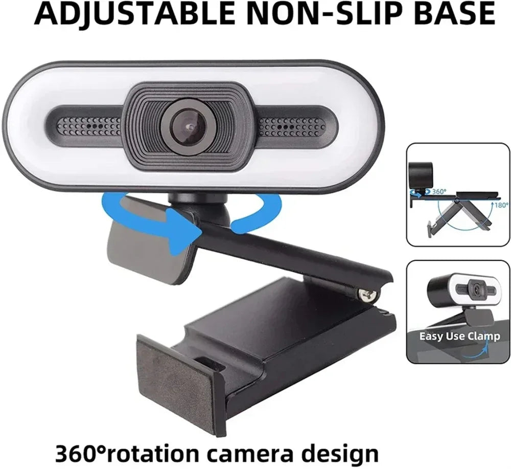 Webcam Full HD 1080P / 2K / 4K avec Autofocus et Micro – CLEVI Paris