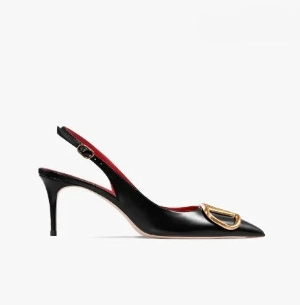 Escarpins à bride arrière et talon fin – CLEVI Paris
