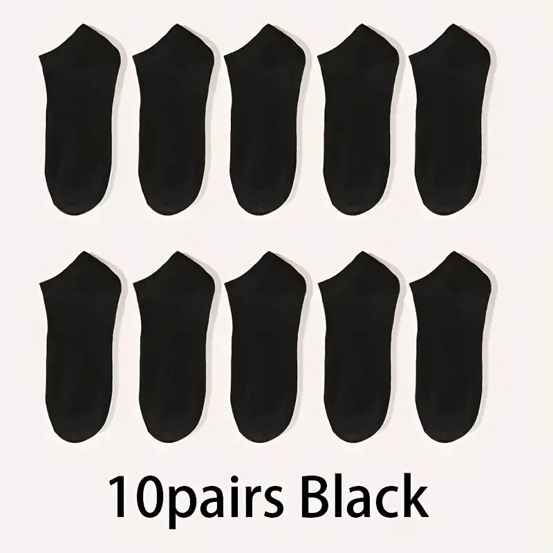 Chaussettes Basses Unisexes — Lot de 5 à 50 paires — CLEVI Paris
