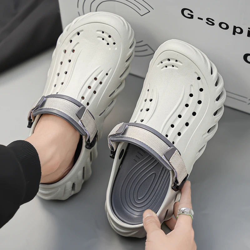 Sabots Clogs EVA Ultra-Légers Respirants Homme — Extérieur & Conduite | CLEVI Paris