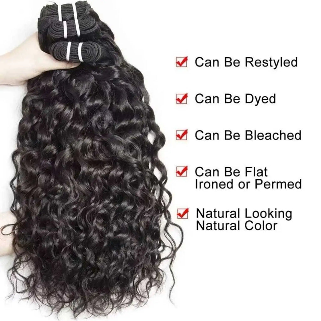Water Wave Bundles Extensions Cheveux Humains Brazilian Remy Hair – CLEVI Paris