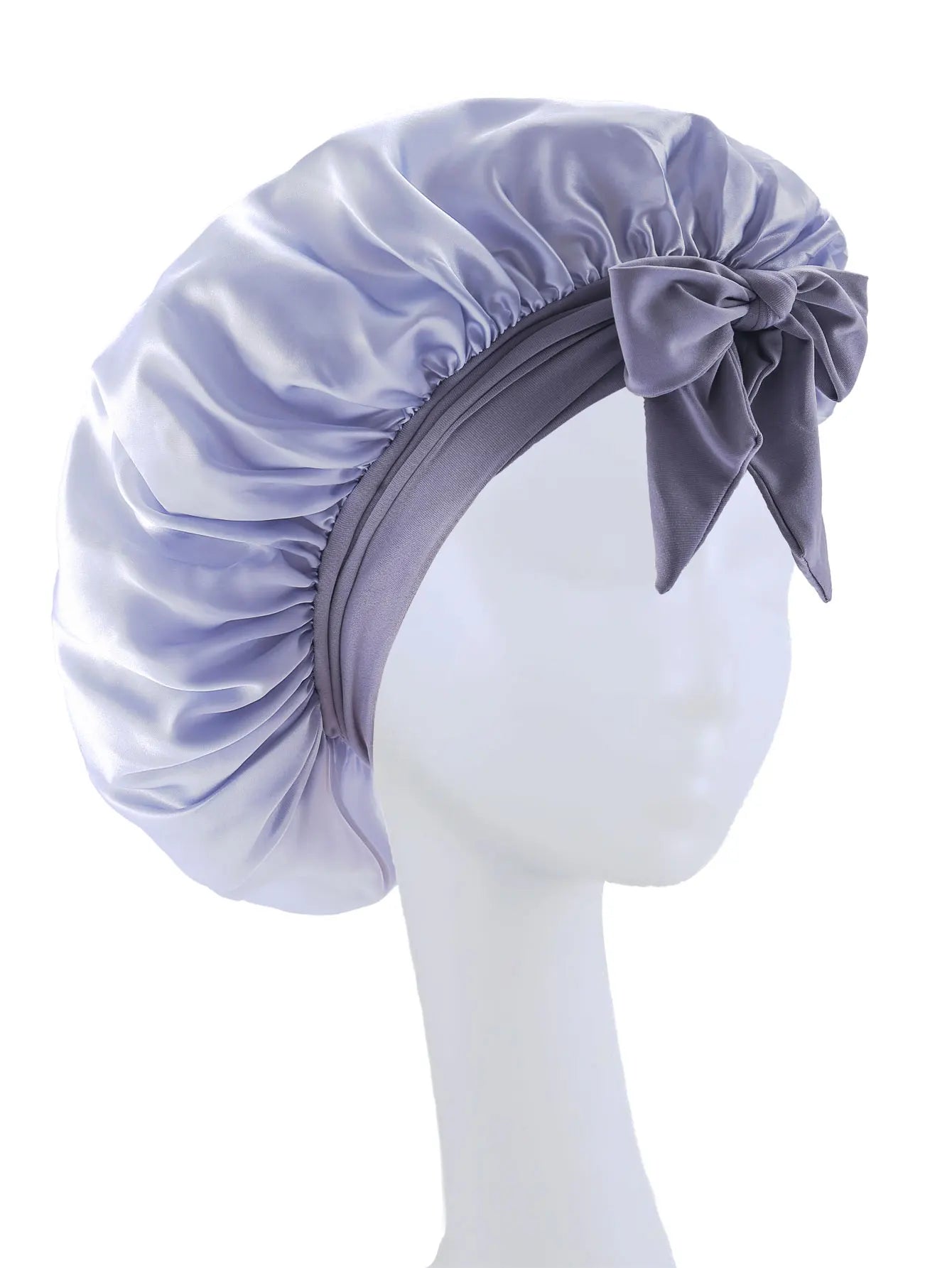 Bonnet de Nuit Satin Cheveux Bouclés — CLEVI Paris