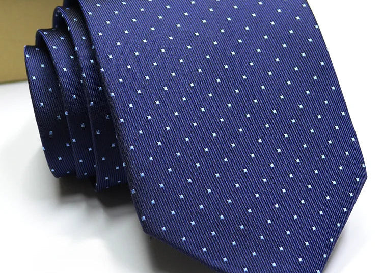 Cravate homme motifs variés 7–8 cm – CLEVI Paris