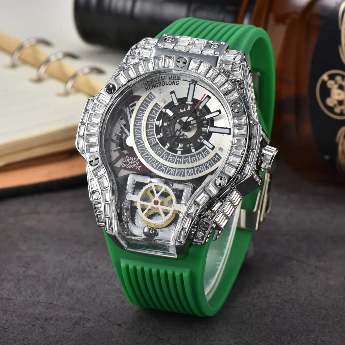 STARPERISH W01 Montre Homme Automatique Japonais Acier Inox Verre Hardlex Lumineux 3 ATM 21 Coloris – CLEVI Paris