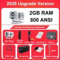 DITONG X3 Plus Projecteur Mini Android 11 1080P 4K 800 ANSI Autofocus Ratio 0,8:1 – CLEVI Paris