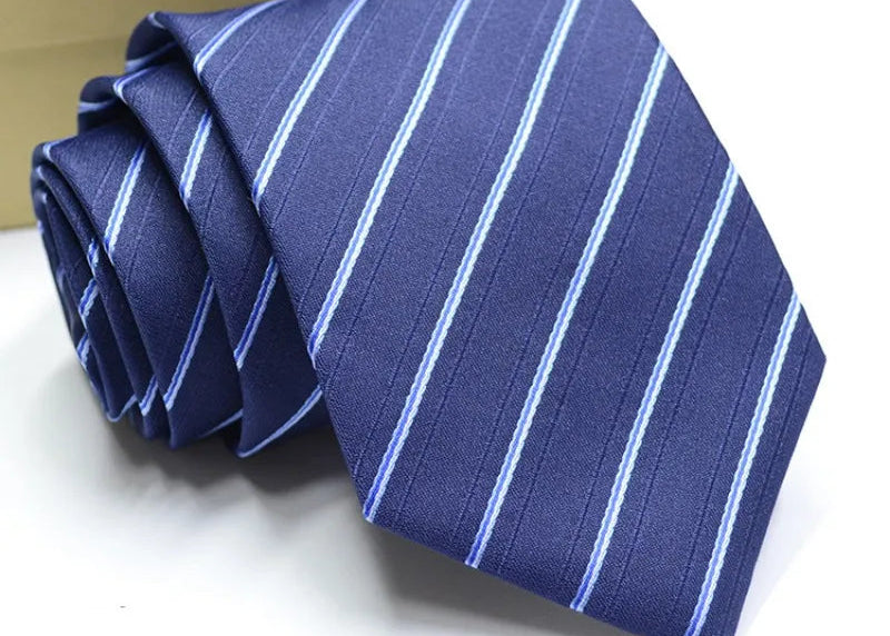 Cravate homme motifs variés 7–8 cm – CLEVI Paris