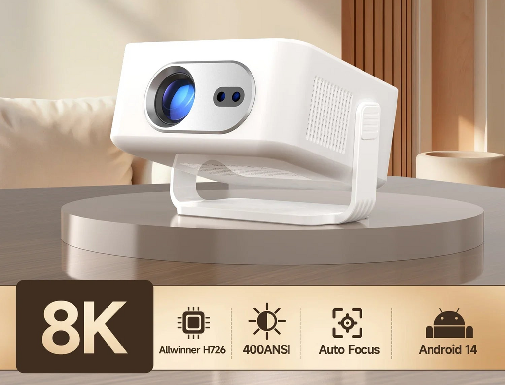 Magcubic HY300 Max Projecteur Android 14 720P 4K 8K 400 ANSI Autofocus WiFi 6 BT 5.4 – CLEVI Paris