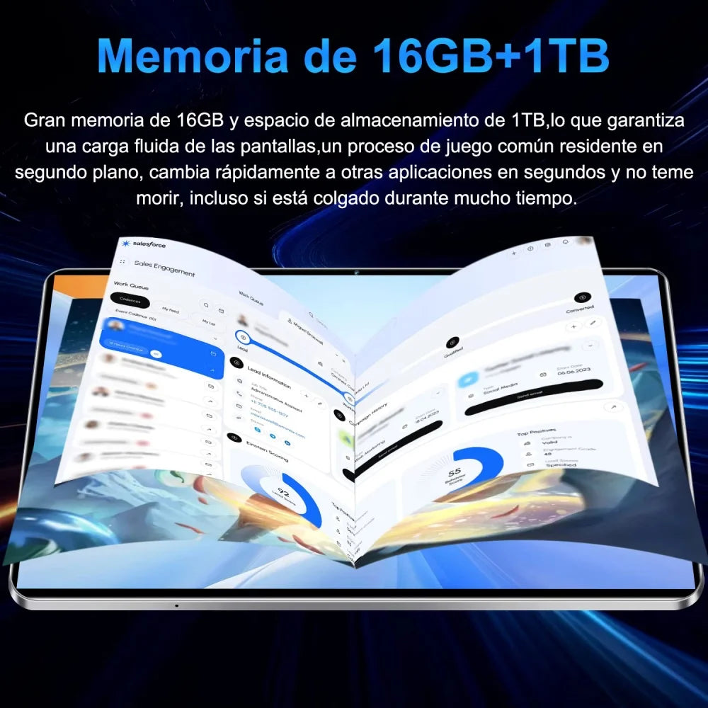 Tablette Pad 17 Pro 11" – Android 16, 12-22Go RAM, 512Go-2To, 5G, Écran 2K, Batterie 20000mAh – CLEVI Paris