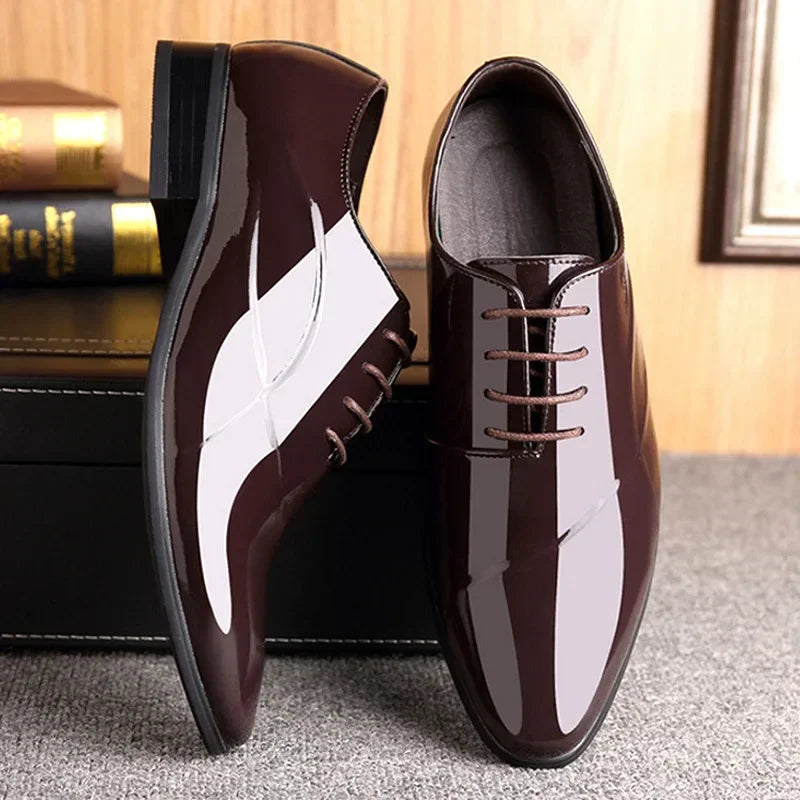 Chaussures Habillées Homme Cuir Verni – Mariage & Business