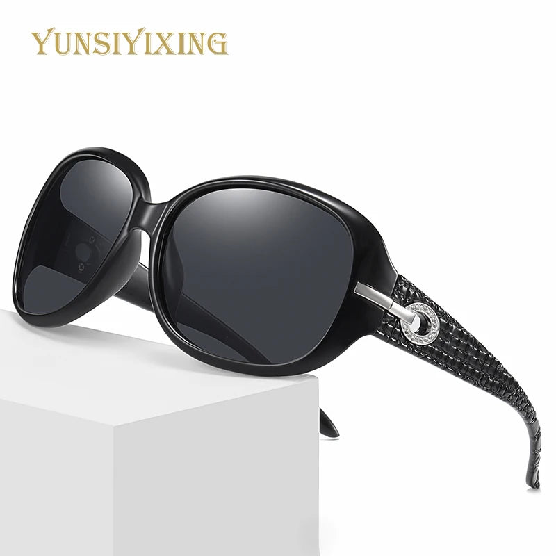 Lunettes de Soleil Papillon Polarisées UV400 Grande Monture Femme Vintage – CLEVI Paris