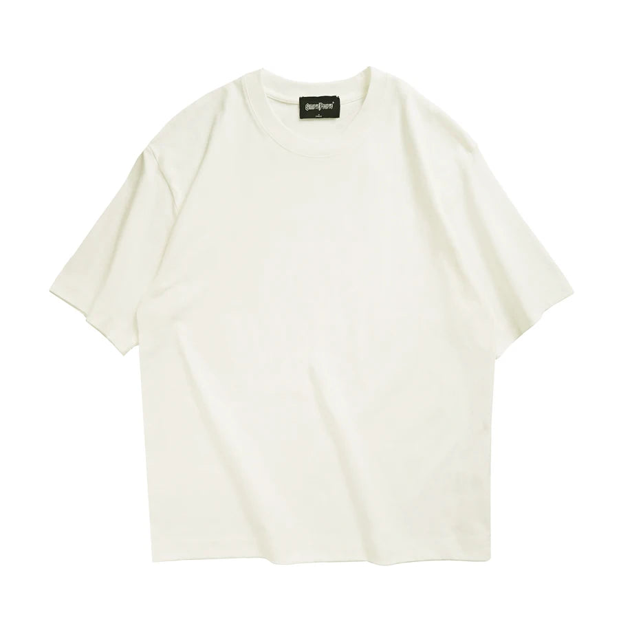 T-Shirt Unisexe Oversize Manches Drop-Shoulder Style Streetwear Coréen 5 Coloris – CLEVI Paris