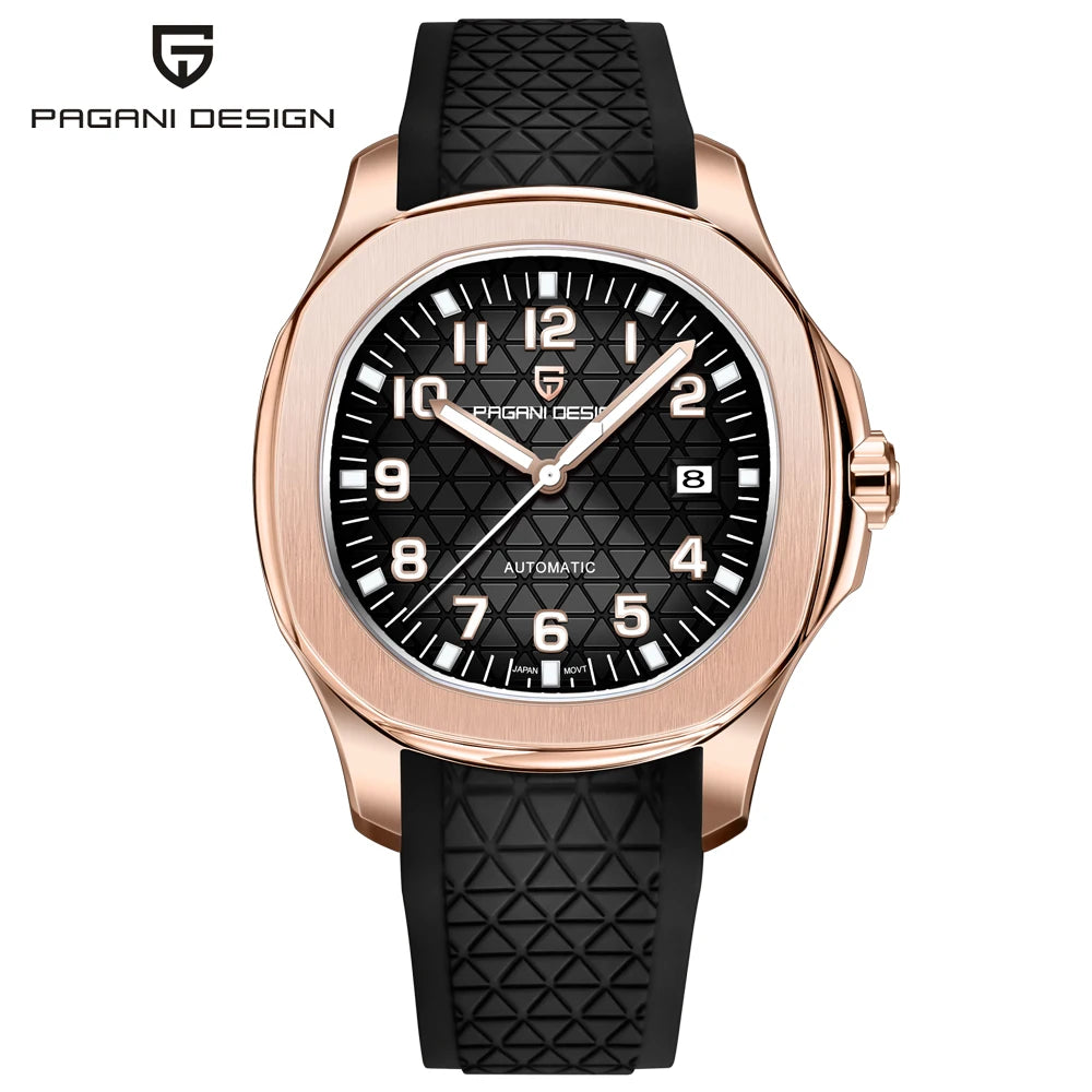 Montre PAGANI DESIGN PD-YS031 – Automatique, Verre Saphir AR, Acier Inoxydable, Couronne Visée, Étanche 10 ATM – CLEVI Paris