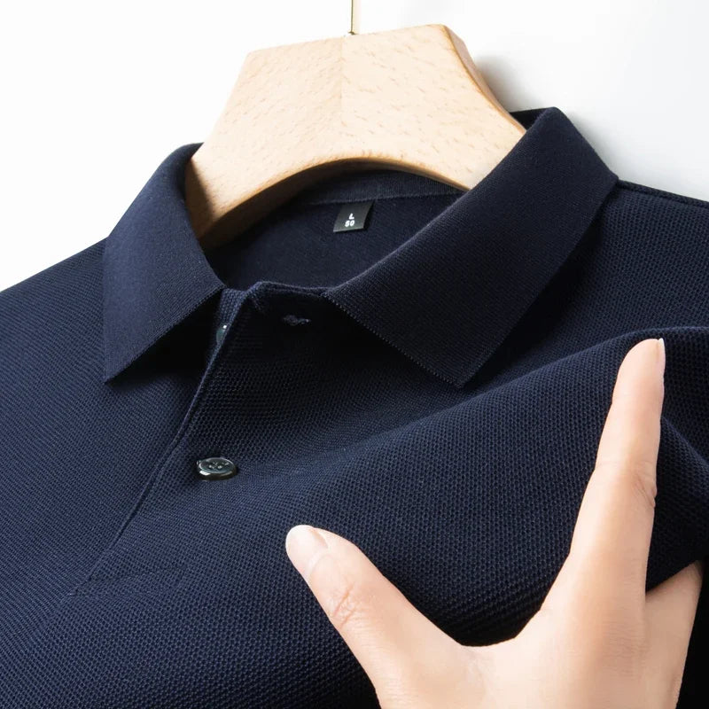 Polo Homme ELITEVESTA 100% Coton – 19 Coloris, Coupe Regular, Anti-Boulochage