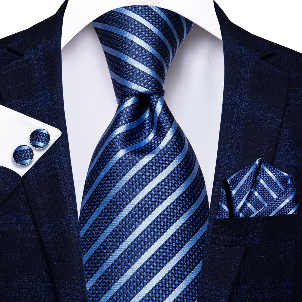Ensemble cravate homme rayée – CLEVI Paris