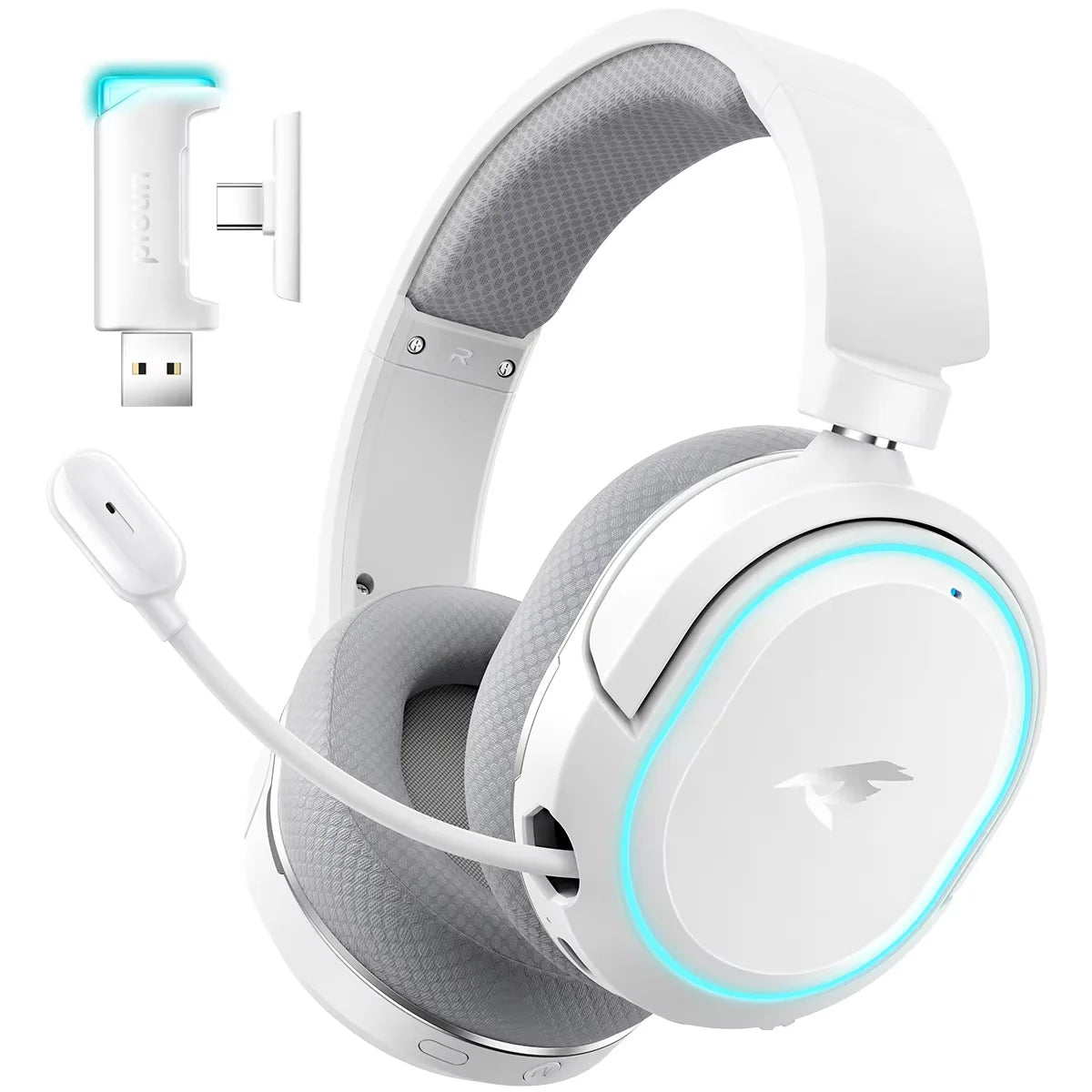 Casque Gaming Picun G2 Sans Fil 2.4GHz Bluetooth 7.1 Surround ENC – CLEVI Paris
