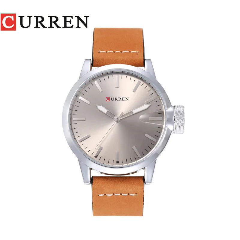 Montre Quartz Homme CURREN – Collection Multi-Modèles Cuir & Acier | 13 Coloris