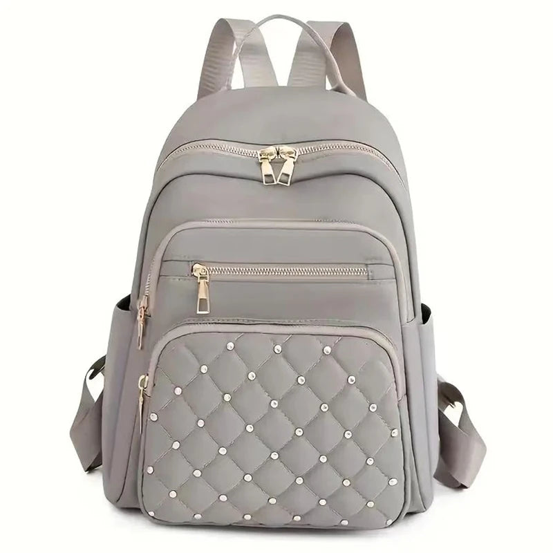Sac à Dos Nylon Grande Capacité Femme Casual — CLEVI Paris