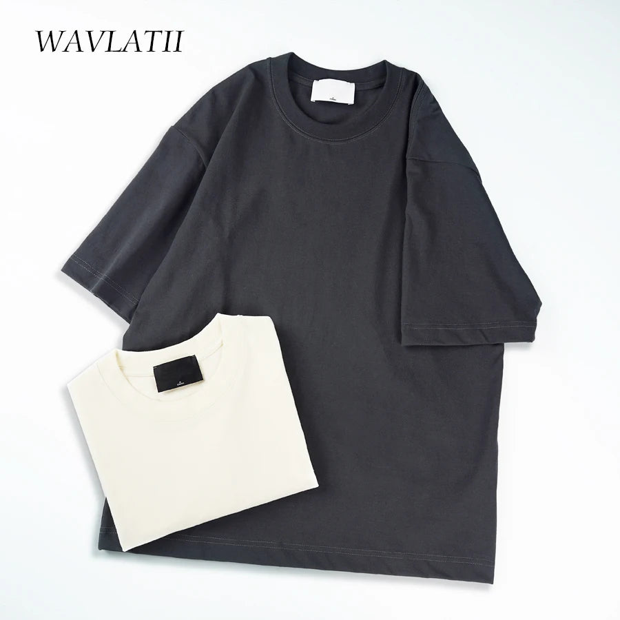 T-Shirt Unisexe Oversize Manches Drop-Shoulder Style Streetwear Coréen 5 Coloris – CLEVI Paris