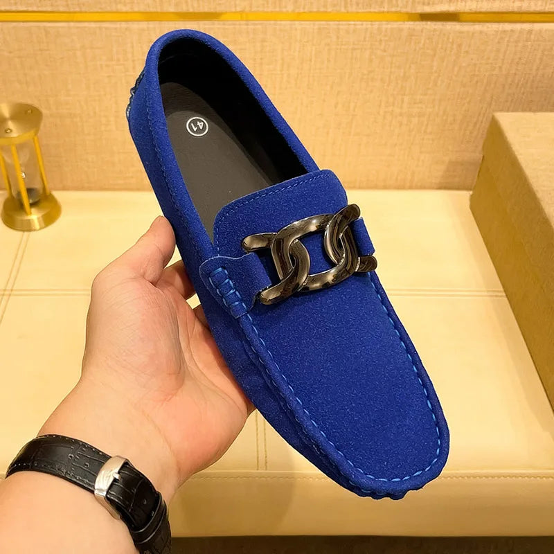 Loafers Homme Suède Grande Taille Slip-On – CLEVI Paris