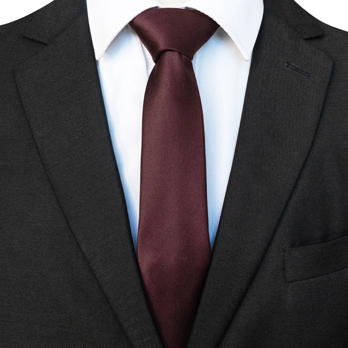 Cravate homme unie 6 cm – CLEVI Paris