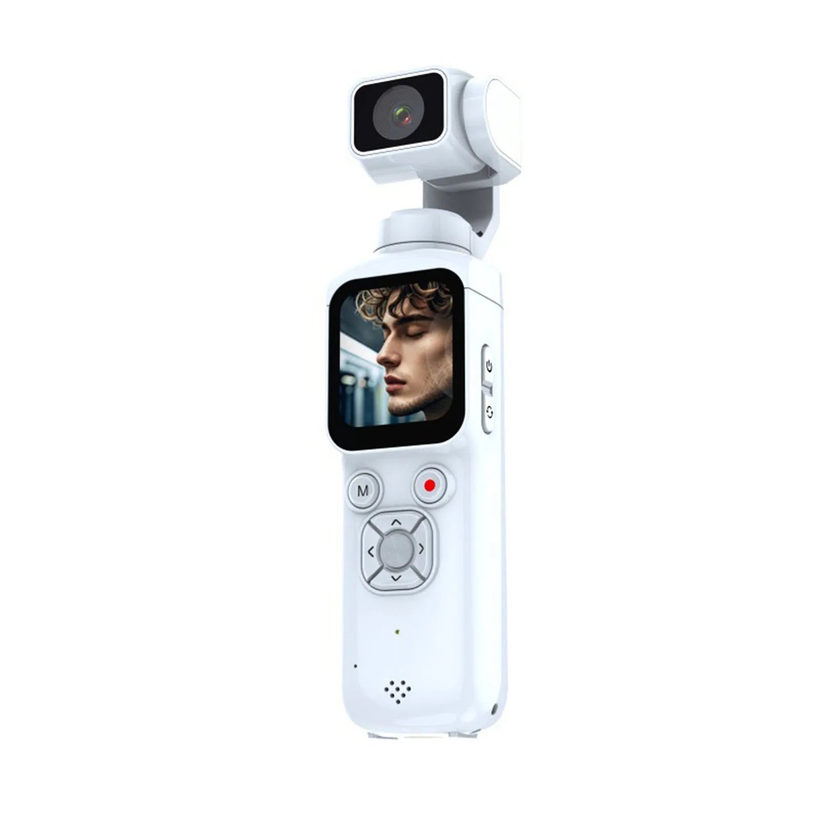 Caméra Vlog 4K WiFi Gimbal 330° Stabilisateur Écran Tactile 64MP – CLEVI Paris
