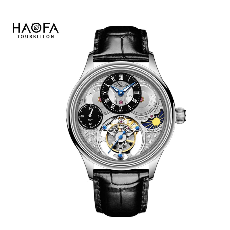 Montre Homme GMT Tourbillon Volant Haofa – CLEVI Paris