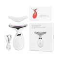Masseur Cou & Visage EMS Microcourant LED | Ions, Chaleur & Photothérapie 3 Modes