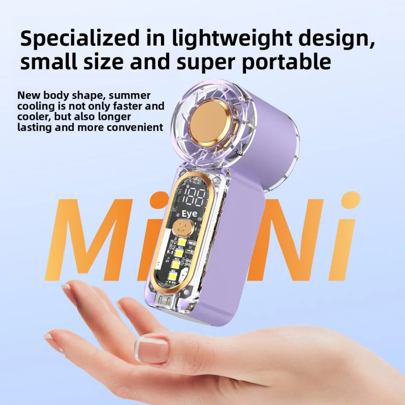 Mini Ventilateur de Poche Portable USB Puissant Été – CLEVI Paris