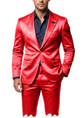 Costume homme 2 pièces en satin – CLEVI Paris