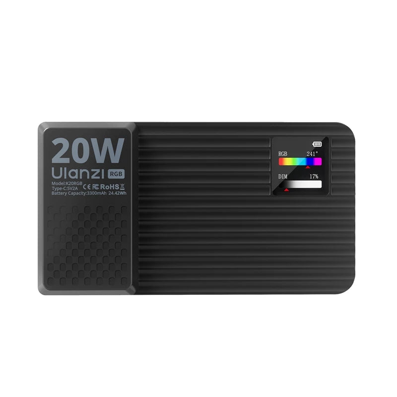 Panneau LED RGB Ulanzi K20RGB 20 W – CLEVI Paris