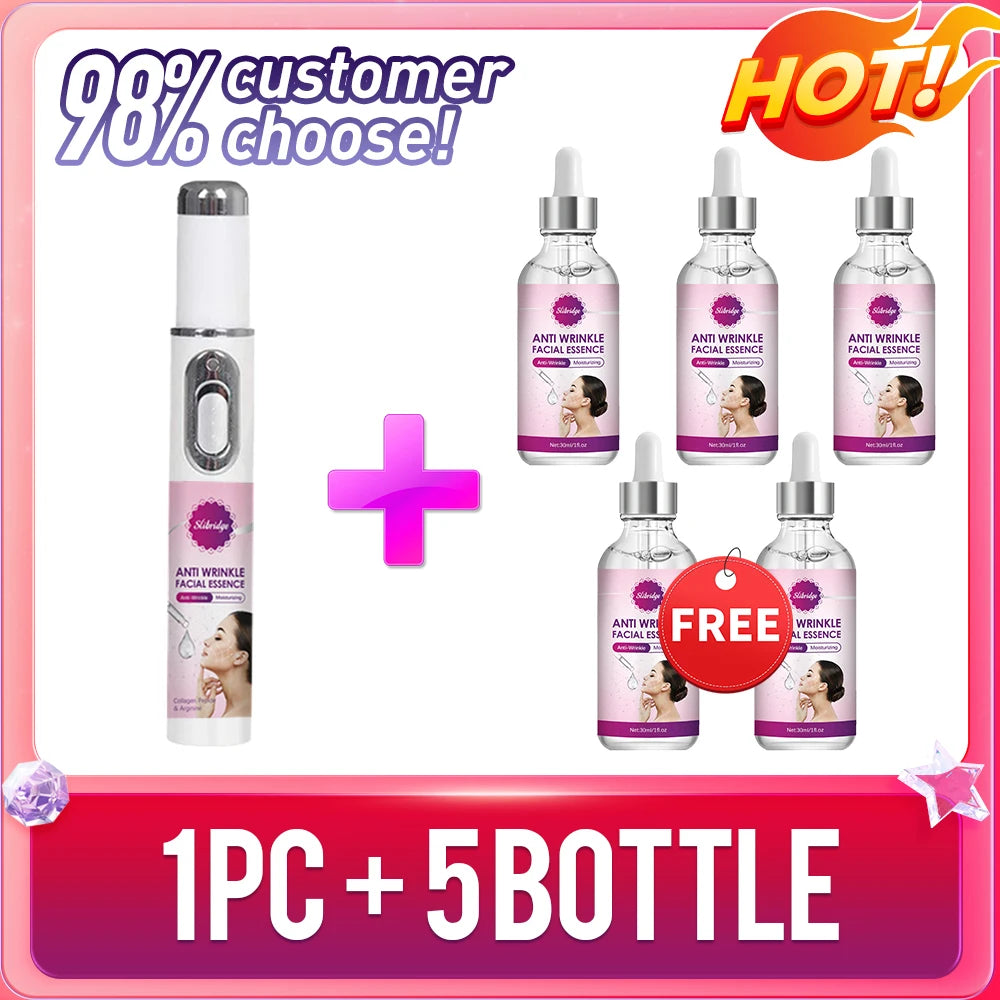 Kit Stylo Applicateur & Sérum Anti-Rides Visage | Essence Anti-Wrinkle | Unisexe – CLEVI Paris
