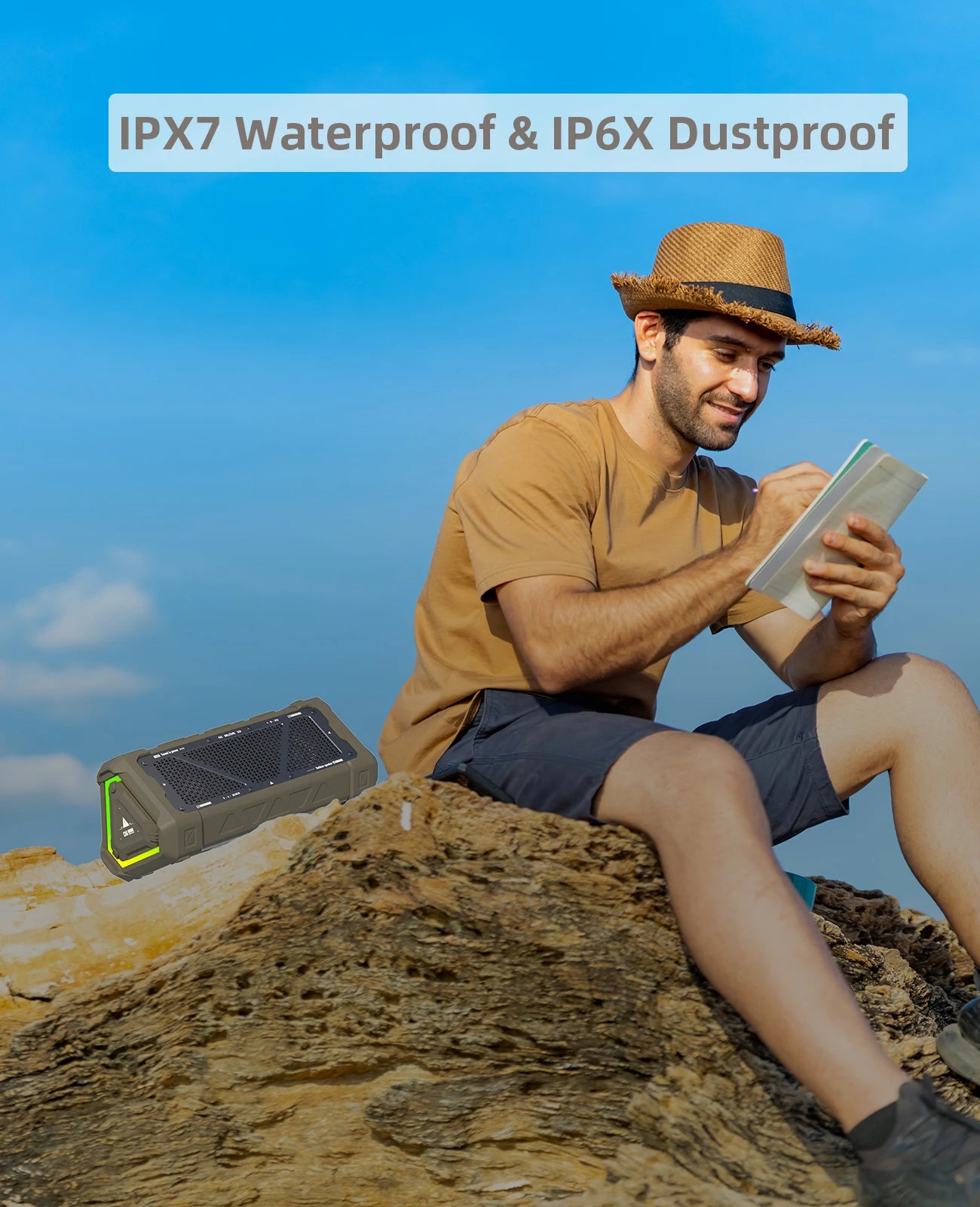 Enceinte Bluetooth Outdoor 40W – IP67, RGB 16,8M Couleurs, TWS, 12h | MLOVE P3