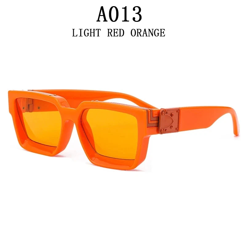 Lunettes de Soleil Carrées Vintage UV400 Unisexe – CLEVI Paris