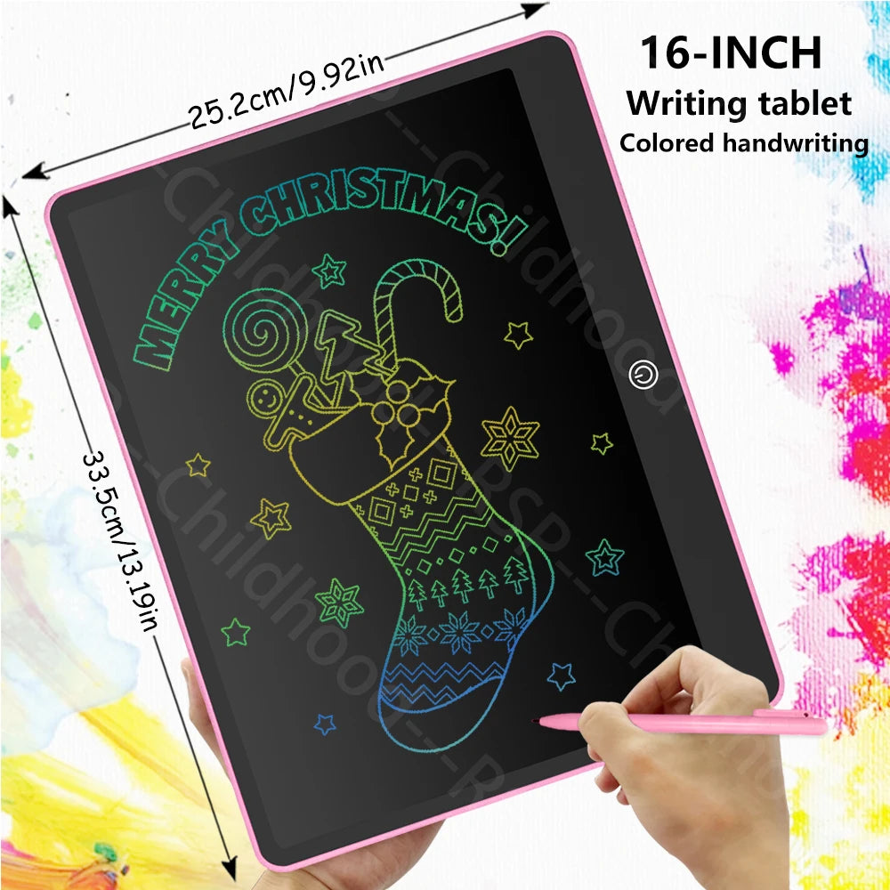 Ardoise LCD Enfant RSP – Tablette Écriture & Dessin 6,5" à 16" – Cadeau Éducatif Dès 3 Ans