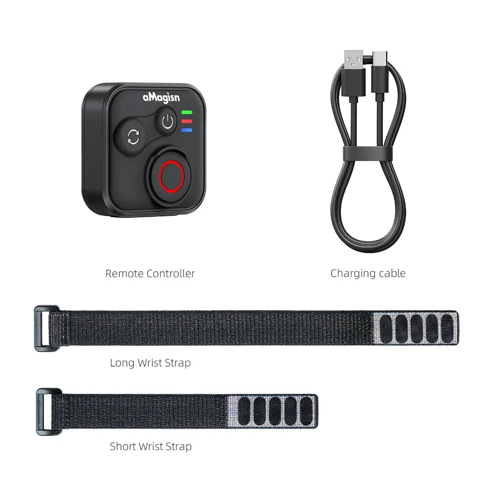 Télécommande Bluetooth DJI Osmo Action 4/5/5 Pro/6/360 – Portée 50m 96h Autonomie Bracelet Inclus – CLEVI Paris