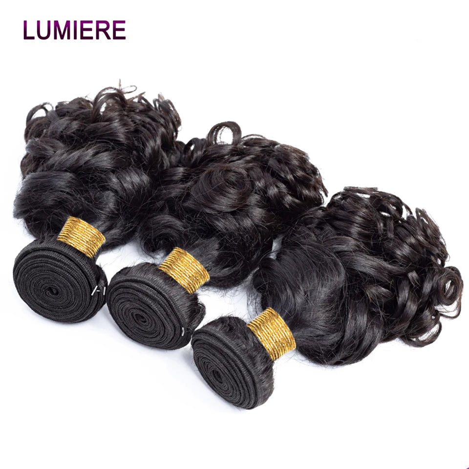 Bundles Funmi Curly Cheveux Humains Indiens Remy Hair Bouncy Rose Curl 8-30 Pouces – CLEVI Paris
