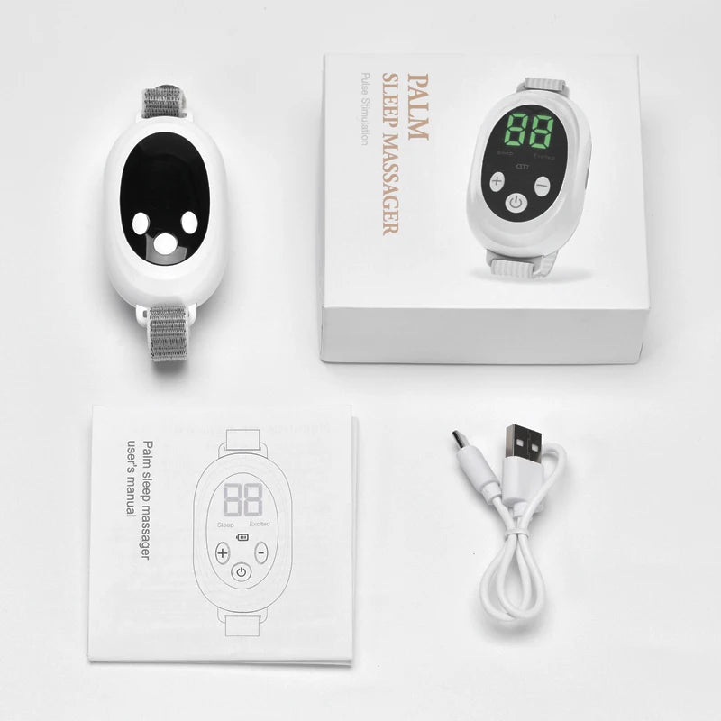 Appareil de Massage EMS Anti-Insomnie – Aide au Sommeil par Microcourant – CLEVI Paris