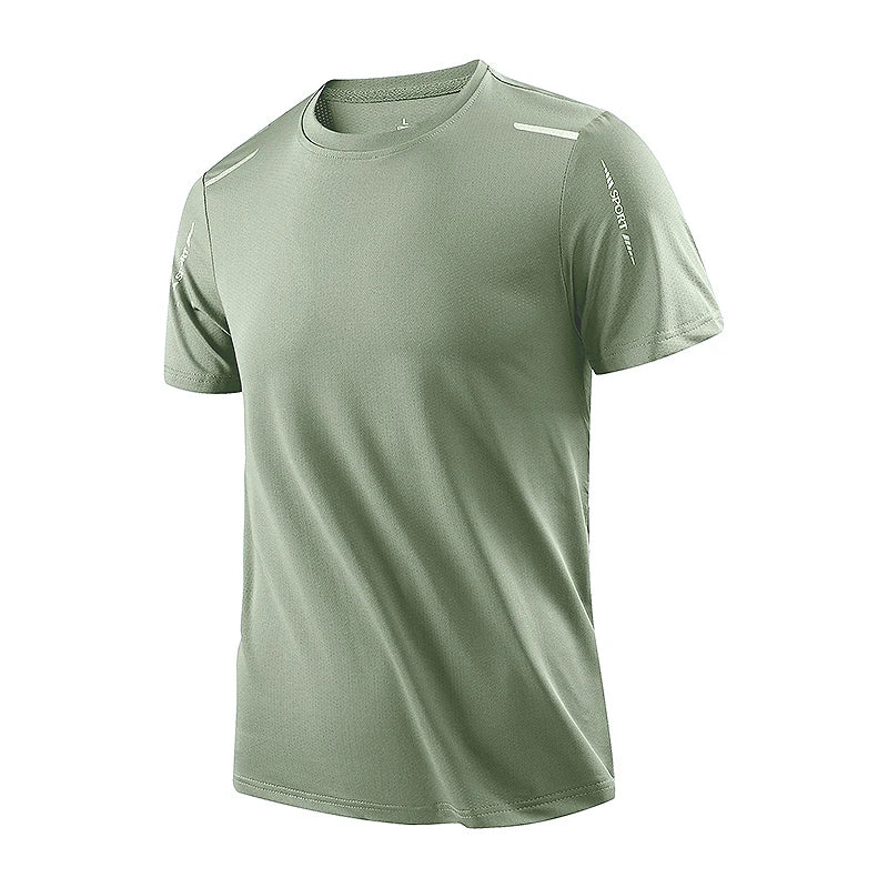 T-shirt Running Homme Manches Courtes Polyester | Séchage Rapide, Randonnée & Sport, 6 Coloris, Tailles M à 5XL – CLEVI Paris
