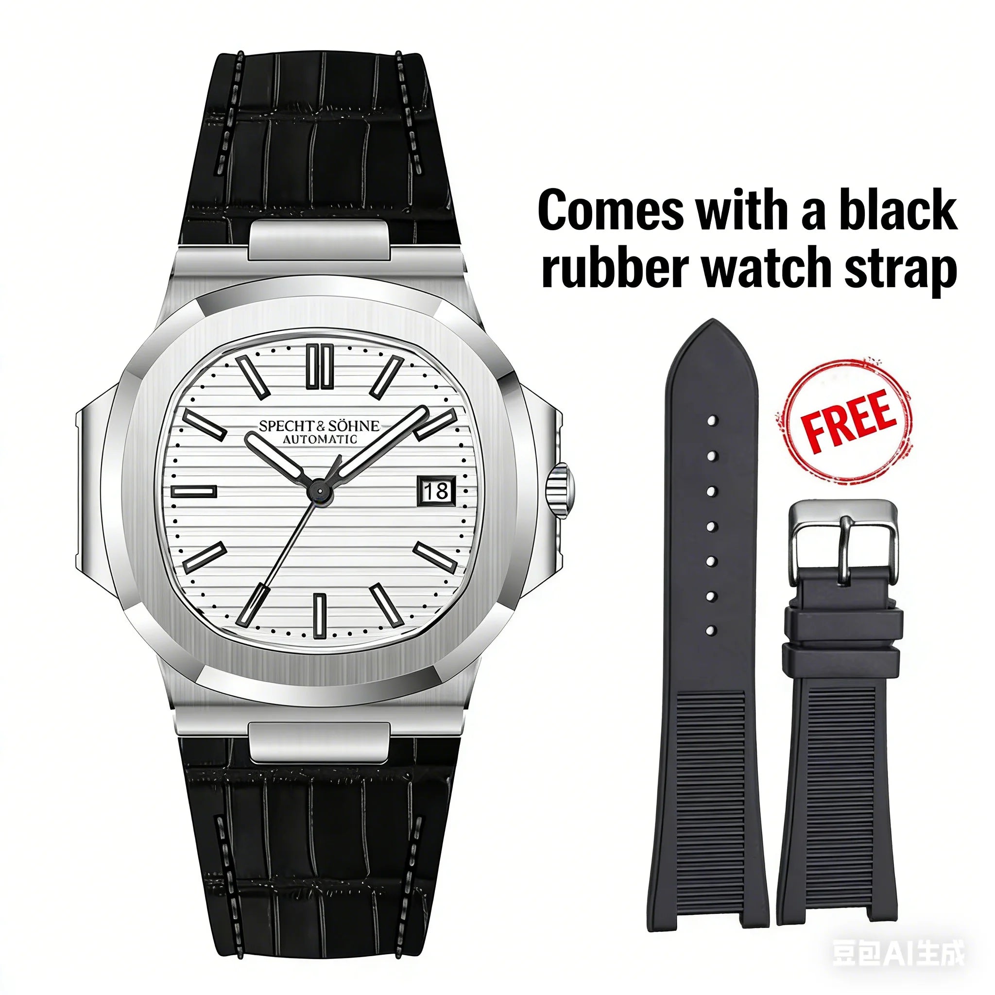 Montre Automatique Homme Specht & Söhne 40MM Acier Verre Saphir 50M – CLEVI Paris