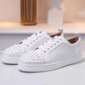 Sneakers Rivets Cuir Suède Plateforme – CLEVI Paris