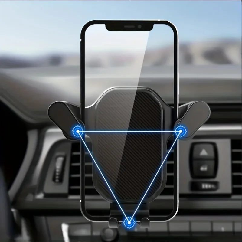 Support Téléphone Voiture | Clip Grille d’Aération, Plastique, Universel 4,7–6,7 pouces – CLEVI Paris