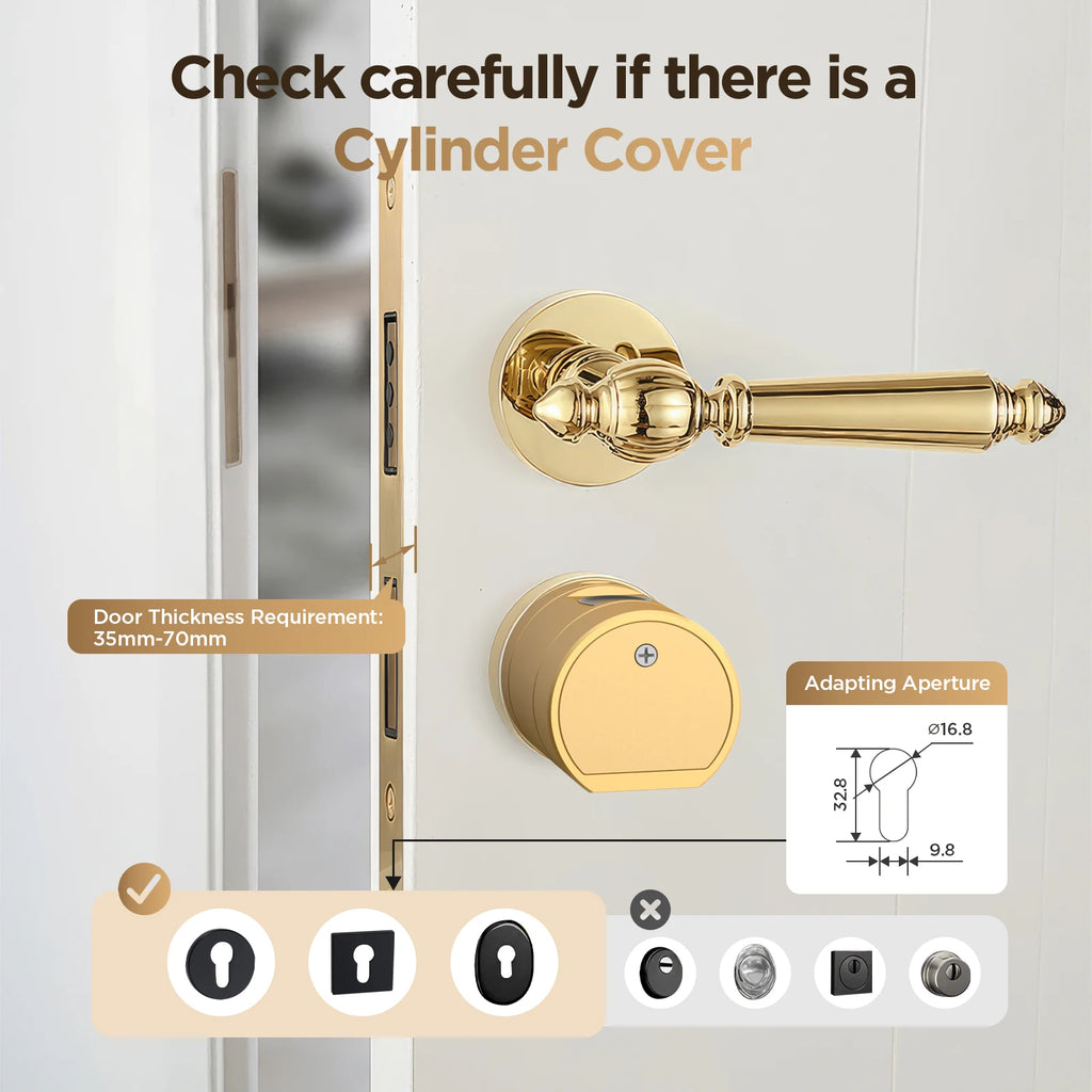 Cylindre Connecté Viladepot D5 Empreinte Digitale Bluetooth Tuya – CLEVI Paris