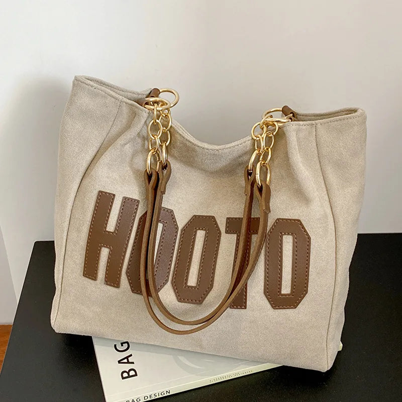 Tote Bag Toile Lettres Femme Campus & Bureau – CLEVI Paris