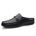 Mules Homme Cuir Véritable Slip-On Respirantes | Noir, Jaune, Blanc – CLEVI Paris