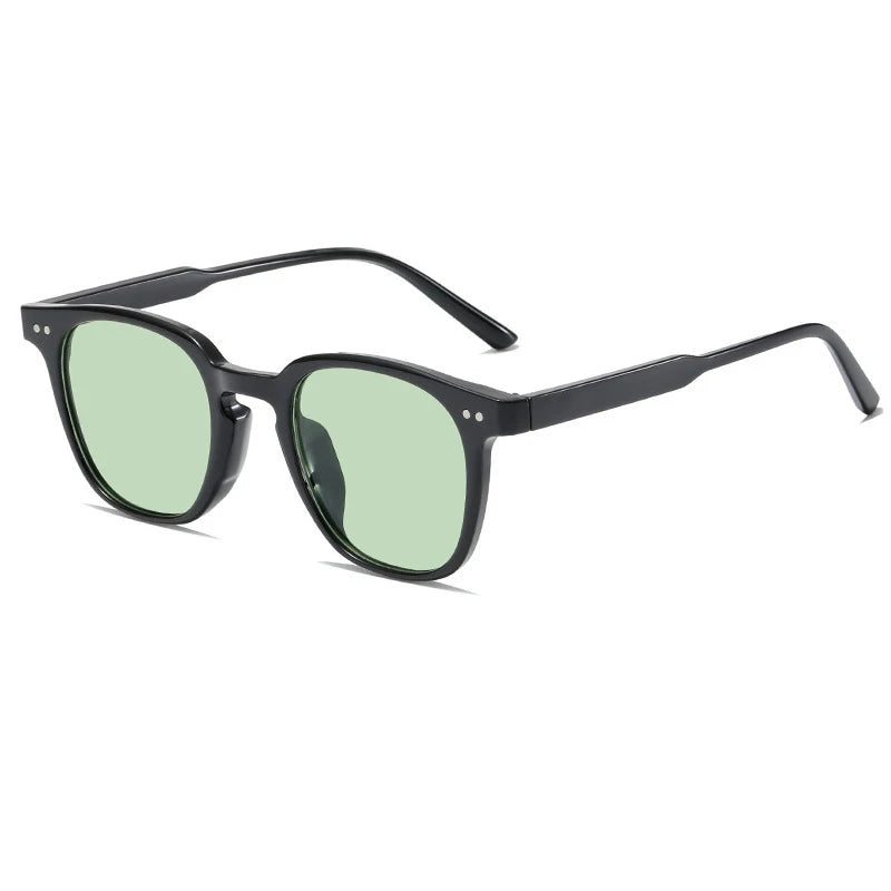 Lunettes de Soleil Carrées Vintage Miroir Unisexe – CLEVI Paris