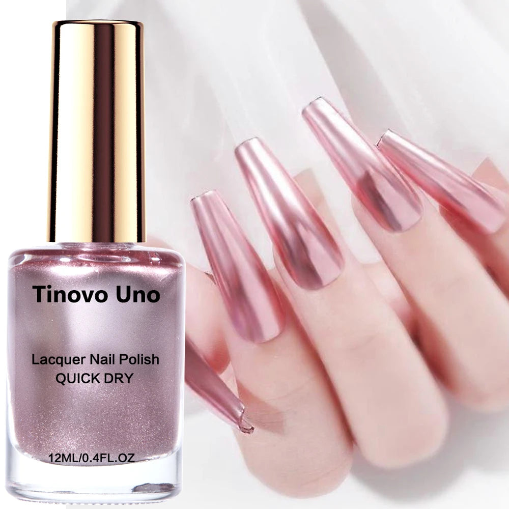 Vernis à Ongles Effet Miroir Tinovo Uno – Séchage Rapide & Longue Tenue – CLEVI Paris