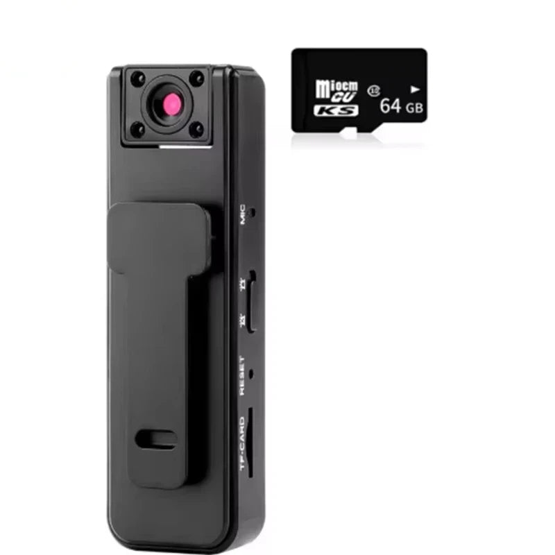 Lenovo A9 Mini Caméra Sport 1080P HD — Vision Nocturne, WiFi, Étanche, Grand Angle 180° | CLEVI Paris