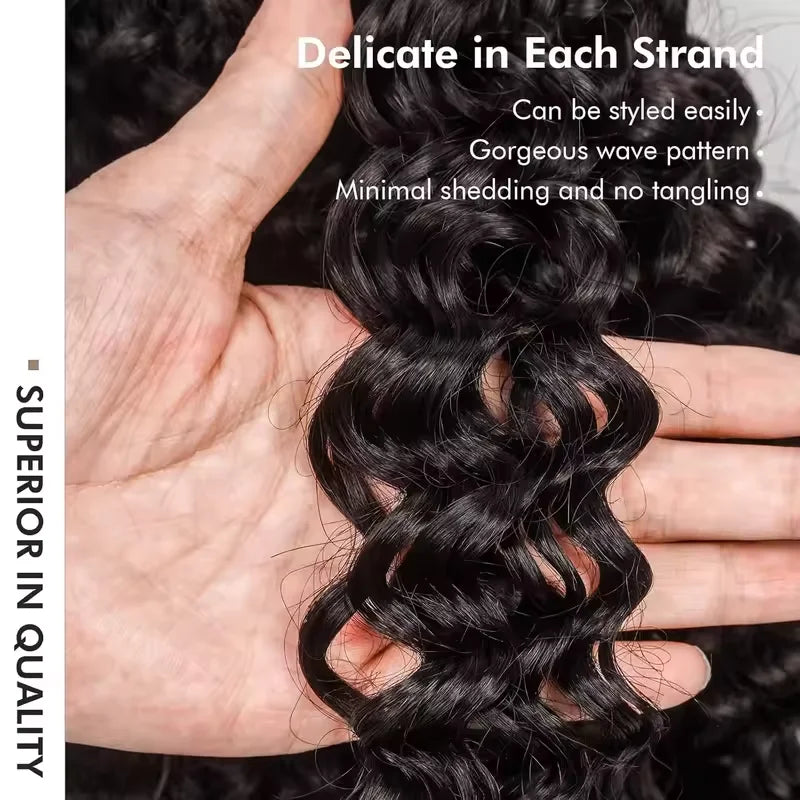 Extensions crochet bouclées, cheveux humains – CLEVI Paris